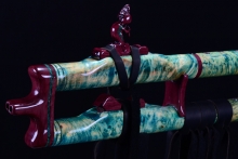 Boxelder Burl Native American Flute, Mayan, Mid A-4, #I4Ga